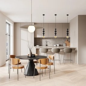 Lampadario a sospensione con filo TOWER 1xE27/15W/230V nero