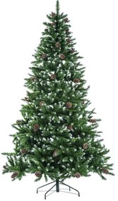 Albero di Natale artificiale Norway verde H 240.0 cm x Ø 75.0 cm