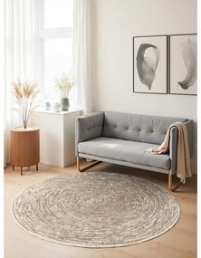 Tappeto rotondo beige/color crema ø 160 cm Gloria Cavallo – Hanse Home
