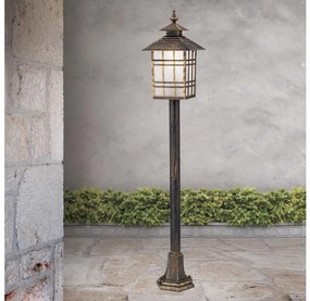 Orion AL 11-1117/1 - Lampada da esterno KIKO 1xE27/11W/230V IP44 bronzo/patina