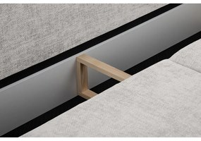 Divano grigio chiaro 240 cm Matera - Cosmopolitan Design