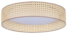 Duolla - Plafoniera LED ROLLER LED/24W/230V diametro 45 cm rattan