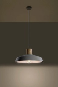 Lampadario a sospensione in Cemento Bianco AFRA E27 da interno
