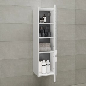 Colonna per mobile bagno Morgan RANDAL 2 ante P 25 x L 28 x H 138 cm bianco laccato