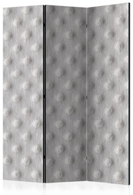 Paravento Orso Bianco - texture ruvida di carta igienica grigia