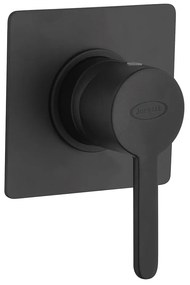 Miscelatore nero doccia incasso monoleva Jacuzzi   rubinetteria Sunset ottone 0SUYO410JA01