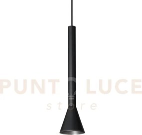 Diesis sospensione nera d.6cm led 3000k 7w  560 lm