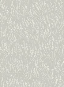 Littlephant Carta da parati Meadow - Mid Grey