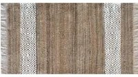 Tappeto 110x170 cm juta beige rombi