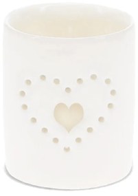 Portacandele in ceramica per tea light Heart - Rex London