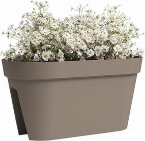 Fioriera per ringhiere in plastica riciclata da appendere/parete 60 cm Capri – Artevasi