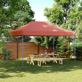 Tenda Da Festa Pieghevole Pop-up Terracotta 440x292x315 Cm /