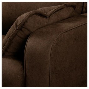 Divano angolare marrone scuro (angolo sinistro) Beata - Ropez