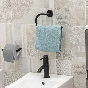 Asciugamani ospite per bagno 100% cotone verde acqua 40x60 cm