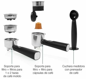 Caffettiera con Capsule Princess 249413 850W 1,5L