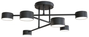 Lampadario a sospensione HALO 6 Black
