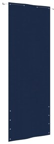 Paravento Per Balcone Blu 80x240 Cm İn Tessuto Oxford /