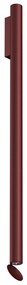 Flos Flauta H1000 Spiga Lampada indoor 100 cm Da Parete a biemissione in alluminio Anodized Ruby Red