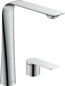 Miscelatore lavabo XL bocca 180 mm 2 fori maniglia a leva senza scarico cromo D1 D11130002010 Duravit