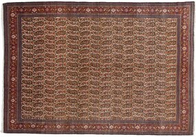 Tabriz Tappeto 270 x 380 Rosso (Iran) Annodato A Mano