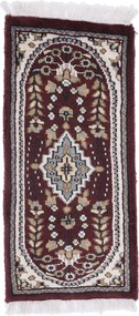 Agra Tappeto 60 x 30 (Indian) Annodato A Mano