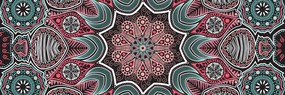 Stampa su tela – Mandala indiana con motivo floreale
