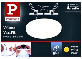 Paulmann 92387 - LED/4,5W IP44 Lampada da incasso da bagno VARIFIT 230V