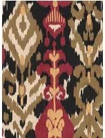Coordonne Tapete Uzbek - Black