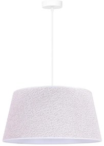 Duolla - Lampadario a sospensione con filo BOUCLE 1xE27/15W/230V diametro 50 cm bianco