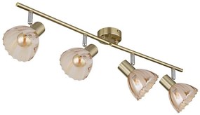 Globo 54315M-4 - Faretto ZACHERY 4xE14/40W/230V oro