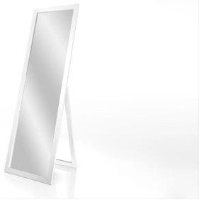Specchio da terra con cornice bianca , 46 x 146 cm Sicilia - Styler