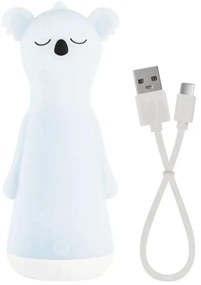 Torcia ricaricabile a LED dimmerabile per bambini 2 in 1 con luce notturna, 3,7V 1200 mAh