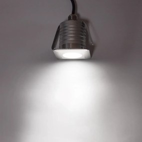 Faretto LED 3W IP68 per Piscine e Fontane Quadrato Professional Colore Bianco Naturale 4.000K