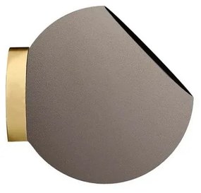 Globe Wall Vaso per Piante Ø17xH15,4 Taupe/Gold - AYTM