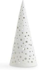 Portacandele natalizio bianco in bone china, altezza 19 cm Nobili - Kähler Design