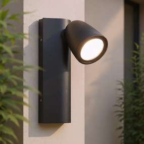 Applique da Esterno GU10 Orientabile IP65 Serie AXIS - Nera