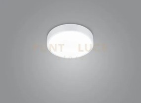 Plafoniera waco led dimmerabile d.30cm metallo bianco 627413031