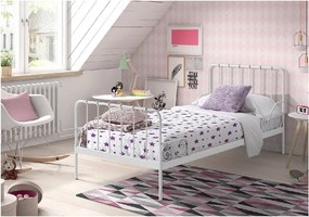Letto per bambini in metallo bianco , 90 x 200 cm Alice - Vipack