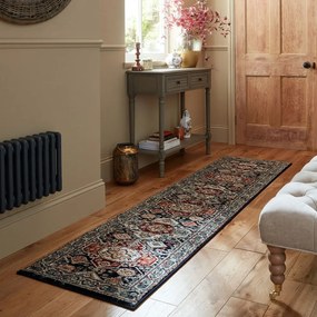 Passatoia blu scuro 66x300 cm Gillingham - Flair Rugs