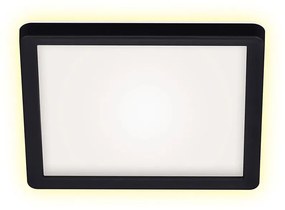 Plafoniera Moderna Slim Plastica Nero Led 12W 4000K