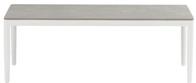 CASCADA - salotto outdoor con struttura in alluminio grigio chiaro, antracite o naturale