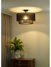 Duolla - Lampadario a plafone COPPER SHINY 1xE27/15W/230V diametro 45 cm marrone/rame