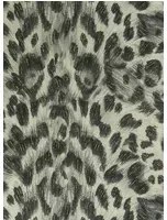 Clarke & Clarke Carta da parati Felis - Charcoal/ Gold