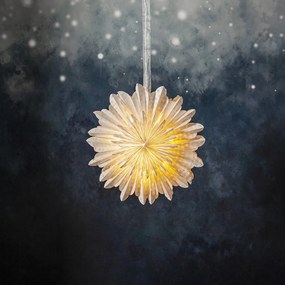 Decorazione luminosa bianca con motivo natalizio Cloud - Star Trading