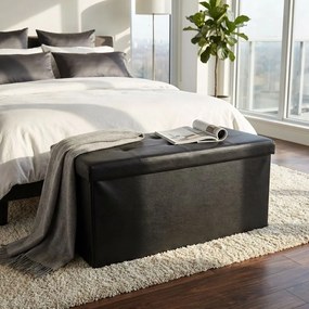 IRO - pouf rettangolare in ecopelle