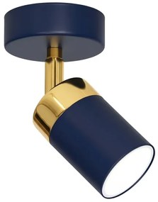 Brilagi - Faretto da parete POKER 1xGU10/25W/230V blu