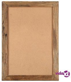 vidaXL Cornici Foto 2 pz 40x50 cm Legno Massello di Recupero e Vetro