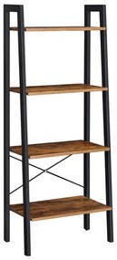 Libreria NAVARO marrone/nera