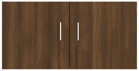 Armadietto a Parete Rovere Marrone 80x39x40cm Legno Multistrato