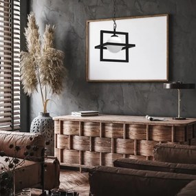 Lampadario a catena DIEGO 1xE14/40W/230V nero